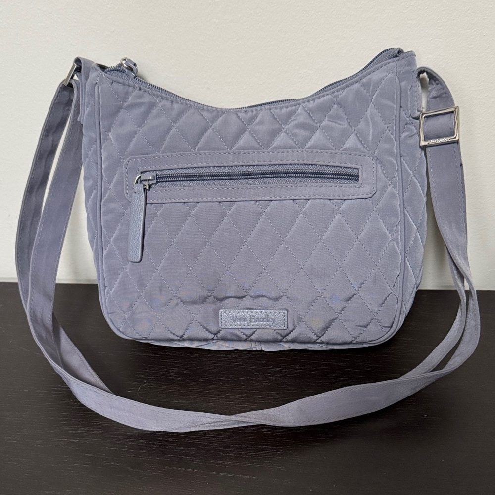 Vera Bradley Quilted Crossbody Bag in Gray